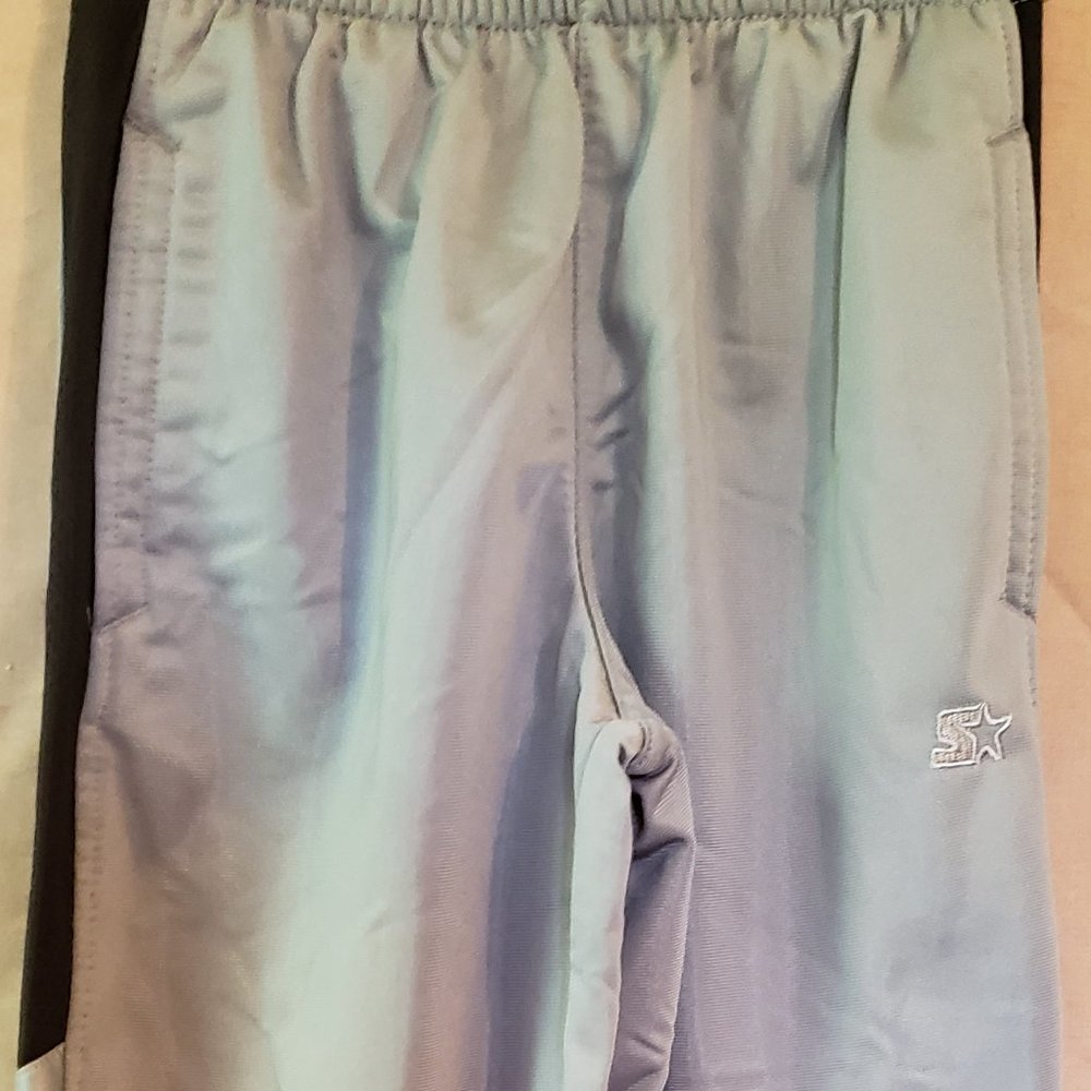 Starz, Gray, White, Neon Yellow, black sweatpants, Size 8